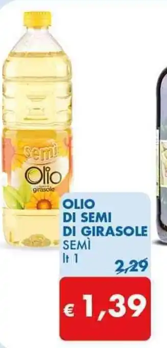 MD Discount OLIO DI SEMI DI GIRASOLE 1 lt offerta