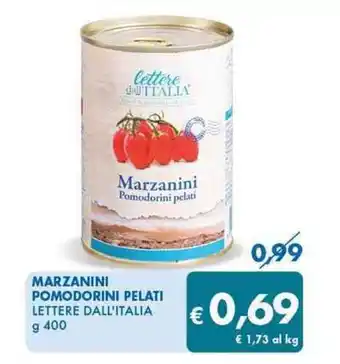 MD Discount MARZANINI POMODORINI PELATI g 400 offerta