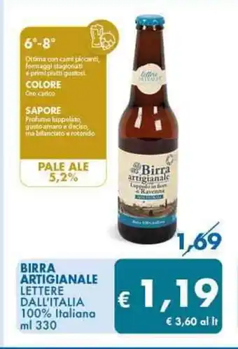 BIRRA ARTIGIANALE ml 330
