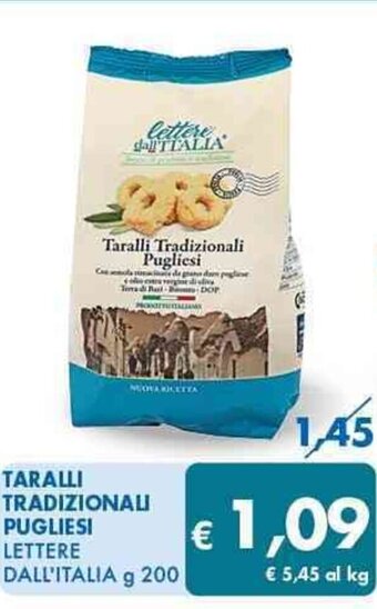 MD Discount TARALLI TRADIZIONALI PUGLIESI LETTERE DALL'ITALIA g 200 offerta