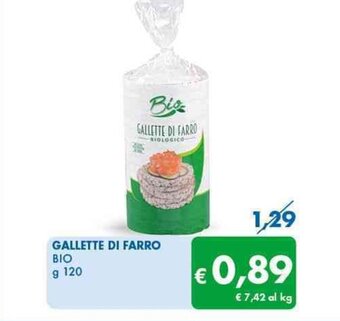 GALLETTE DI FARRO BIO g 120