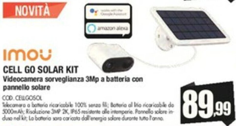 Vobis imou CELL GO SOLAR KIT offerta