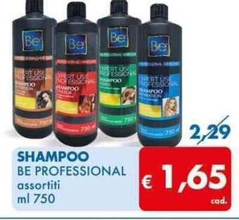 MD Discount SHAMPOO BE PROFESSIONAL assortiti ml 750 offerta