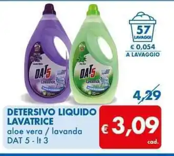 MD Discount DETERSIVO LIQUIDO LAVATRICE lt 3 offerta