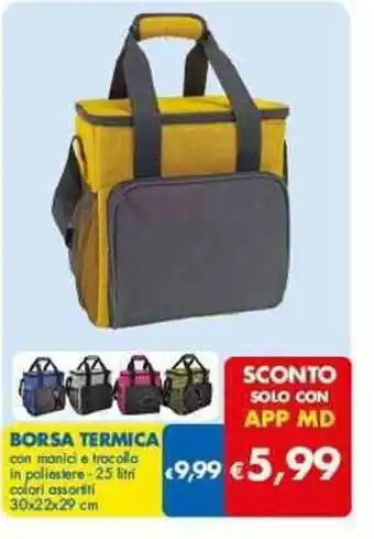 MD Discount BORSA TERMICA 30x22x29 cm offerta