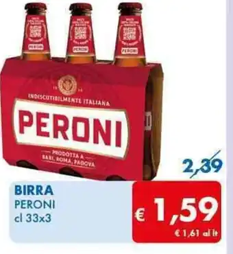 MD Discount BIRRA PERONI cl 33 x 3 offerta