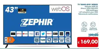 TV TAN43-8101 WEBOS