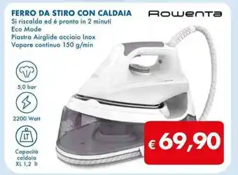 Rowenta FERRO DA STIRO CON CALDAIA
