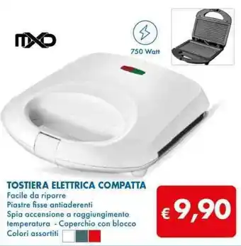 MD Discount TOSTIERA ELETTRICA COMPATTA offerta