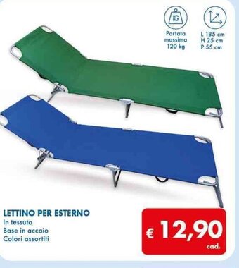 LETTINO PER ESTERNO