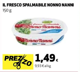 Coop IL FRESCO SPALMABILE NONNO NANNI 150 g offerta