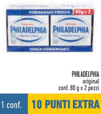 Conad City PHILADELPHIA original conf. 80 g x 2 pezzi offerta