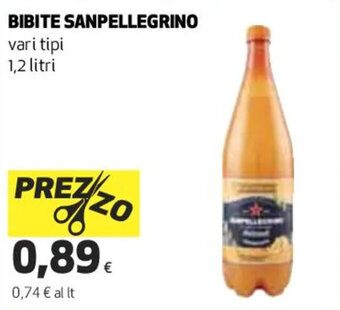 Coop BIBITE SANPELLEGRINO 1,2 litri offerta