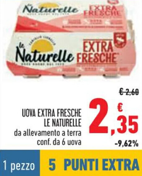 Conad City UOVA EXTRA FRESCHE LE NATURELLE offerta