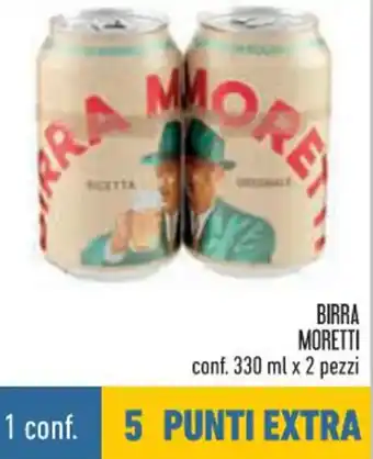 BIRRA MORETTI conf. 330 ml x 2 pezzi