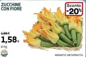 Coop ZUCCHINE CON FIORE offerta