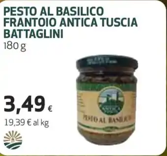 Coop PESTO AL BASILICO FRANTOIO ANTICA TUSCIA BATTAGLINI 180 g offerta