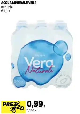 Coop ACQUA MINERALE VERA 6 x 50 cl offerta