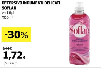 Coop DETERSIVO INDUMENTI DELICATI SOFLAN 900 ml offerta