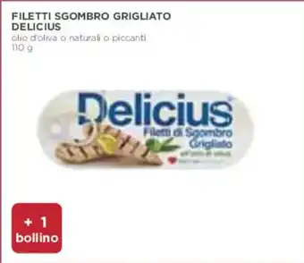Coop FILETTI SGOMBRO GRIGLIATO DELICIUS 110 g offerta