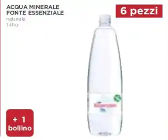 ACQUA MINERALE FONTE ESSENZIALE1 litro