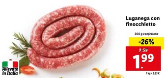 Luganega con finocchietto