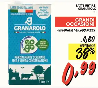 Pam Granarolo latte uht p.s. offerta