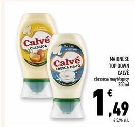 Calvè maionese top down