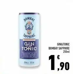 Conad Superstore Bombay sapphire gin&tonic offerta