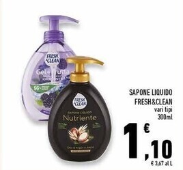 Conad Superstore Fresh & clean sapone liquido offerta