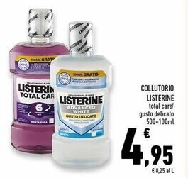 Conad Superstore Listerine collutorio offerta