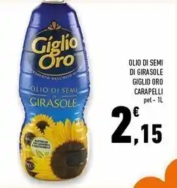Giglio oro olio di semi di girasole carapelli