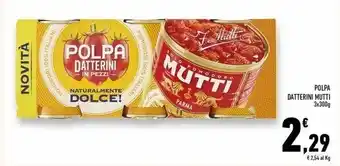 Conad Superstore Mutti polpa datterini offerta