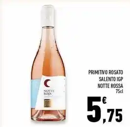 Conad Superstore Notte rossa primitivo rosato salento igp offerta