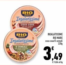Conad Superstore Rio mare insalatissime offerta