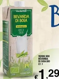 Sigma Verde mio bevanda di soia bio lt. 1 offerta