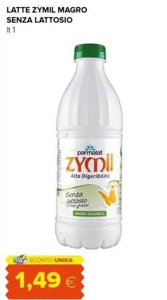 Parmalat latte zymil magro senza lattosio