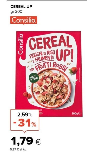 Tigre Consilia cereal up offerta