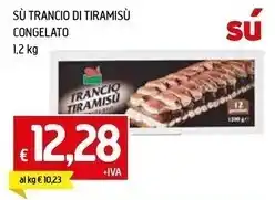 Su - trancio di tiramisu congelato