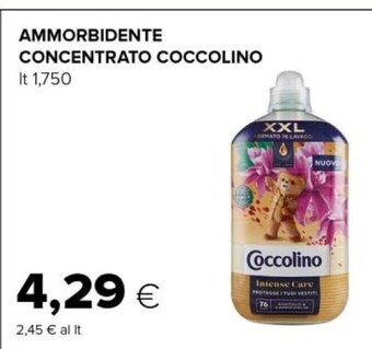 Tigre Coccolino ammorbidente concentrato offerta