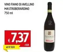 Mastroberardino vino fiano di avellino