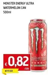 Famila Superstore Monster energy ultra watermelon can offerta