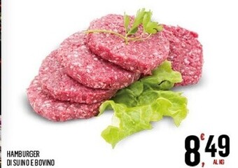 Despar Hamburger di suino e bovino offerta