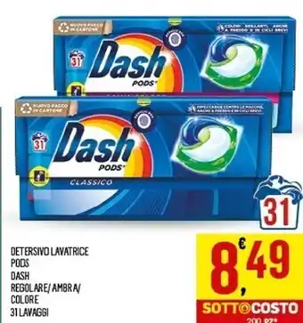 Despar Dash detersivo lavatrice pods offerta