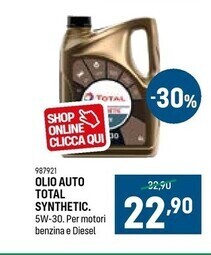 Total olio auto synthetic
