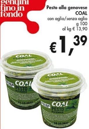 Coal pesto alla genovese