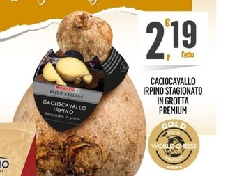Despar Caciocavallo irpino stagionato in grotta premium offerta