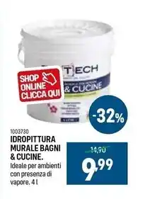 Cfadda Idropittura murale bagni & cucine offerta