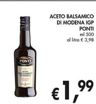 Ponti aceto balsamico di modena igp
