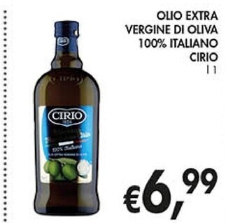 Coal Cirio olio extra vergine di oliva 100% italiano offerta